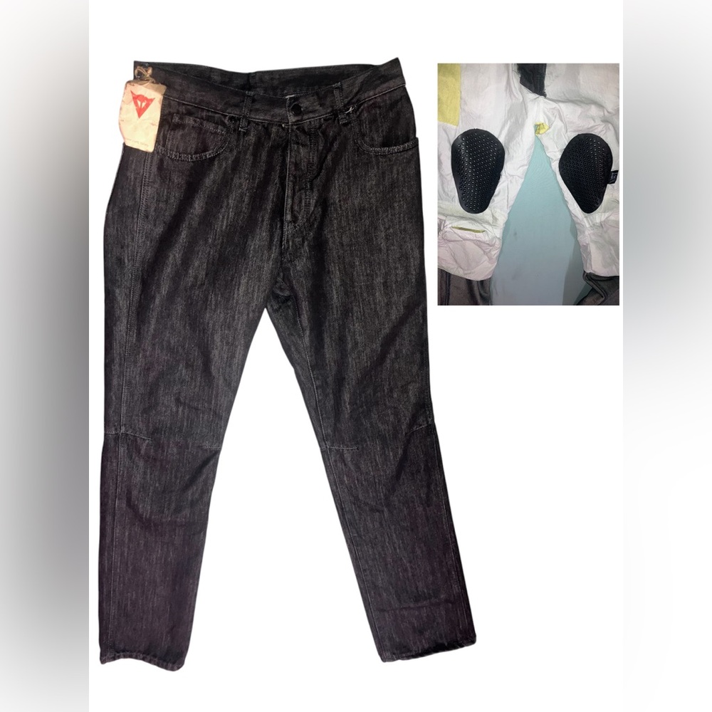 NWTs Dainese Nevada 0K Motorcycle Jeans (DuPont Kevlar Interlining) 34x32